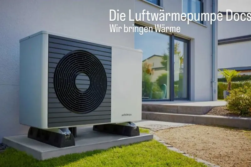 Luftwärmepumpe an einer Hauswand – Beratung und Verkauf durch DBD Luftwärmepumpen